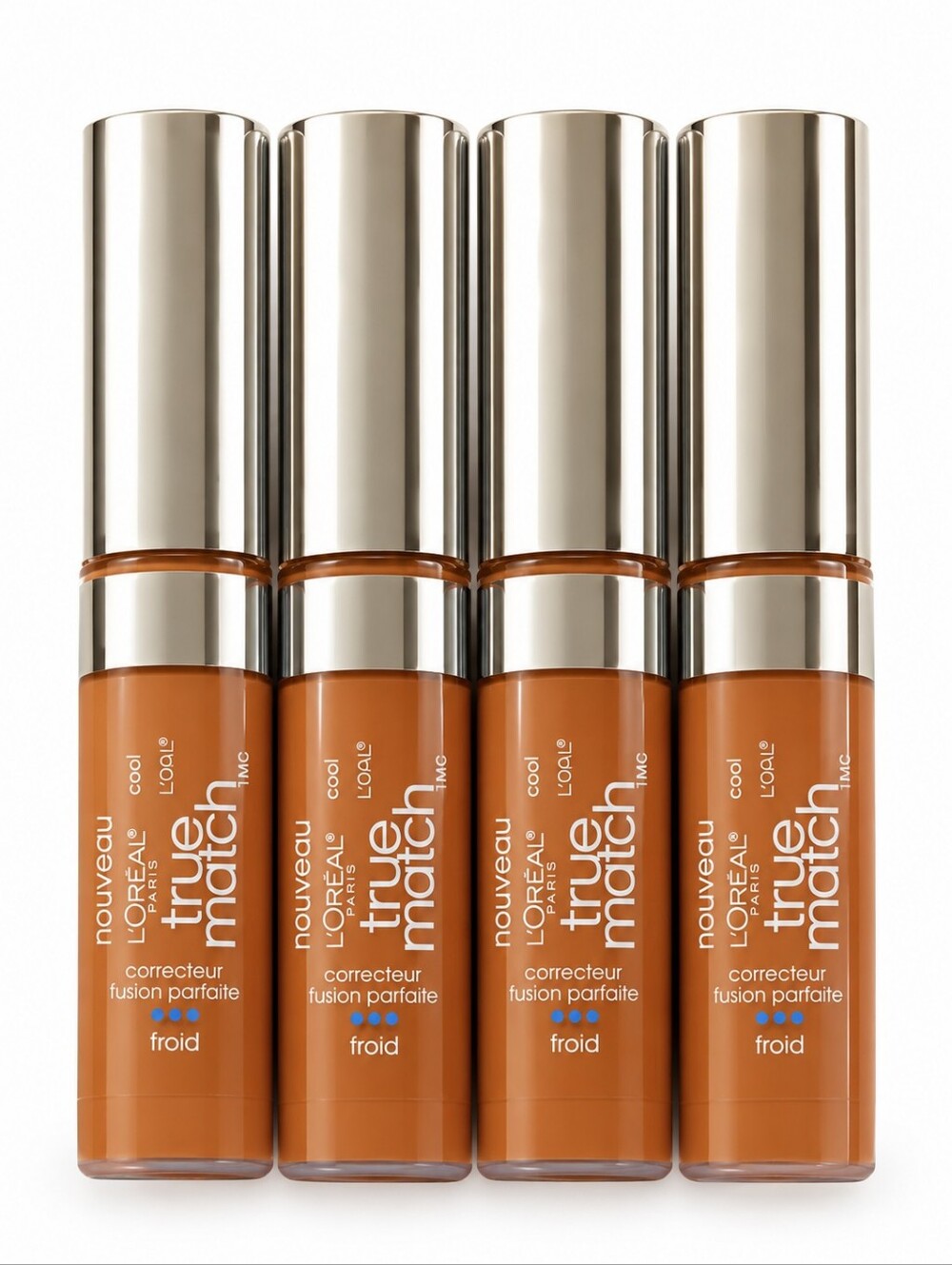 4 x L'Oreal True Match Concealer C6-7-8 Medium/Deep